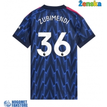 Arsenal Martin Zubimendi #36 Gostujuci Dres za Ženska 2025-26 Kratak Rukav